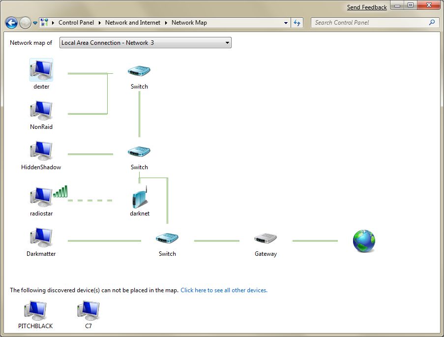 network windows xp and 7