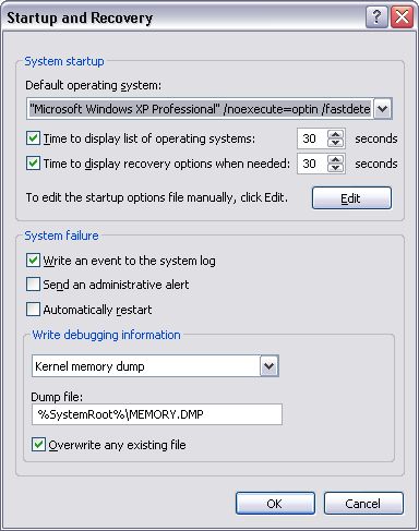 Boot Menu Xp