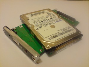 160GB Samsung HD and a USB enclosure.