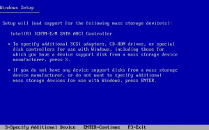 Hit enter again to continue setup after selecting additional drivers.